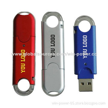 USB Flash Drives, USB2.0, Customized Logos Welcomed, Pantone Match, Full Capacity from 64MB-128GB